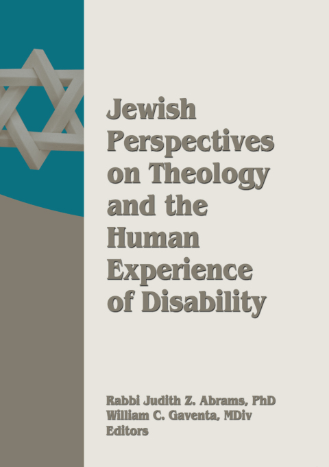 Cover image for book Jewish Perspectives on Theology and the Human Experience of Disability