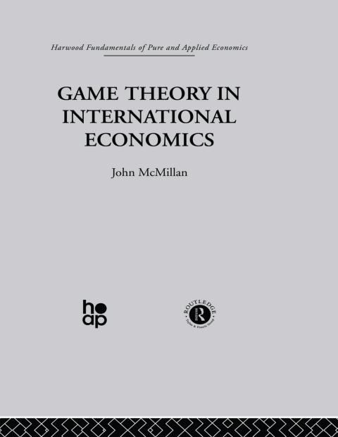 Cover image for book Game Theory in International Economics
