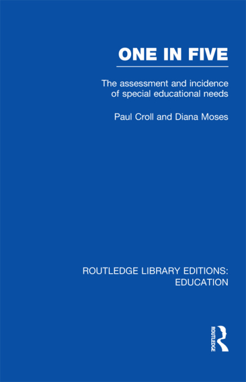 Cover image for book One in Five (RLE Edu M)
