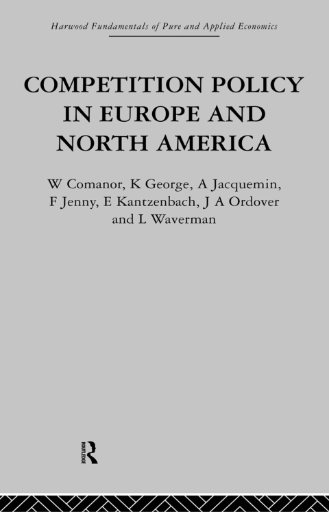 Cover image for book Competition Policy in Europe and North America