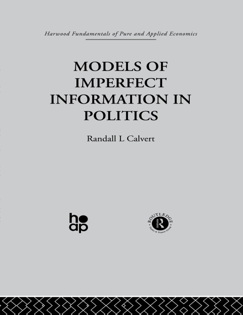 Cover image for book Models of Imperfect Information in Politics