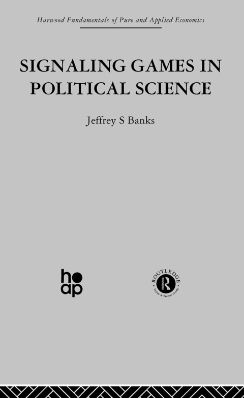 Cover image for book Signalling Games in Political Science