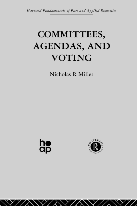 Cover image for book Committees, Agendas and Voting
