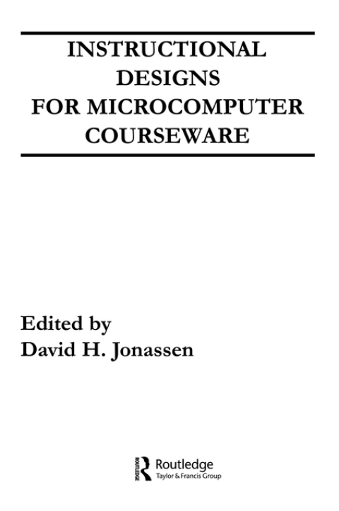Cover image for book Instruction Design for Microcomputing Software