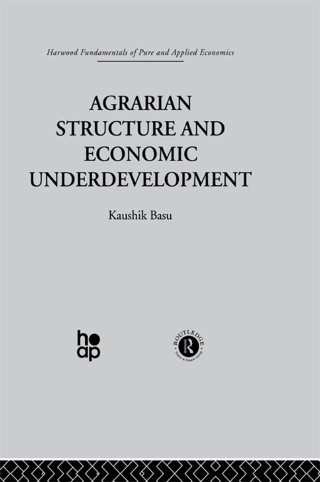 Agrarian Structure and Economic Underdevelopment