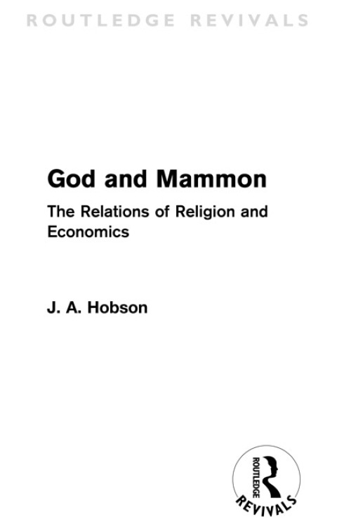 Cover image for book God and Mammon (Routledge Revivals)