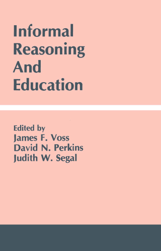 Informal Reasoning and Education