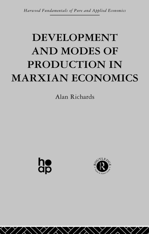 Cover image for book Development and Modes of Production in Marxian Economics