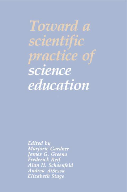 Cover image for book Toward a Scientific Practice of Science Education