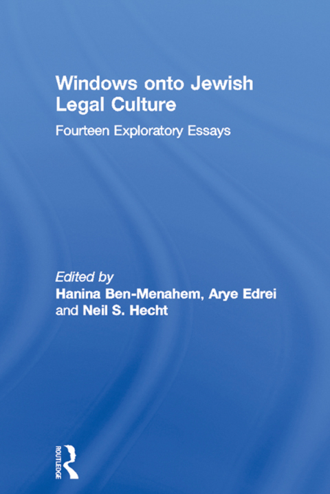 Cover image for book Windows onto Jewish Legal Culture