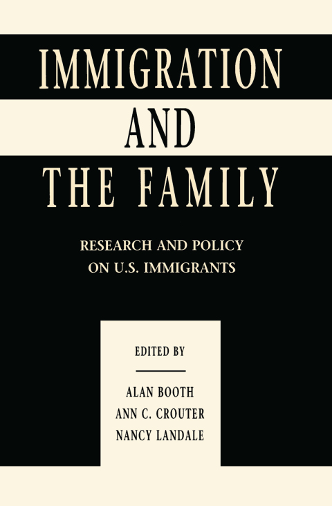 Cover image for book Immigration and the Family
