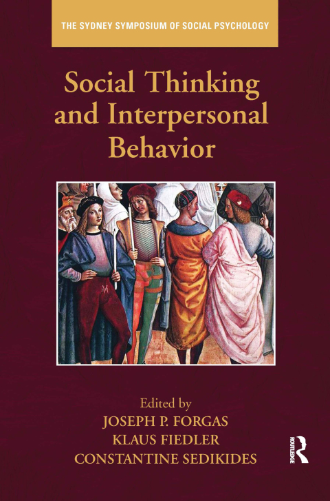 Cover image for book Social Thinking and Interpersonal Behavior