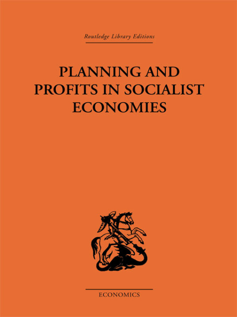 Cover image for book Planning and Profits in Socialist Economies