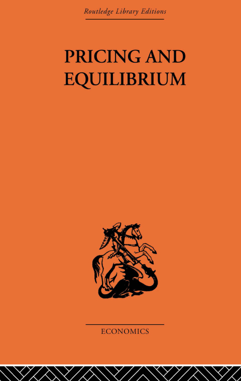 Cover image for book Pricing and Equilibrium