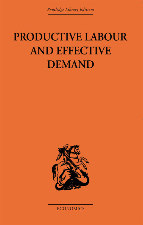 Cover image for book Productive Labour and Effective Demand