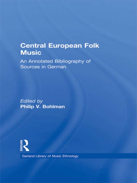 Cover image for book Central European Folk Music