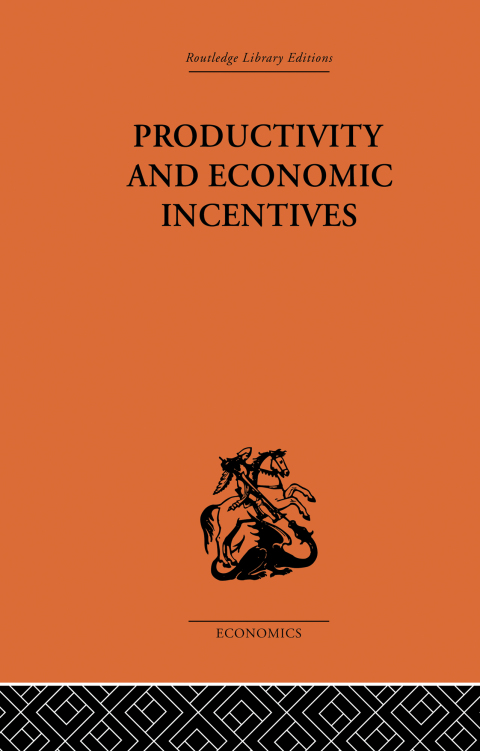 Cover image for book Productivity and Economic Incentives