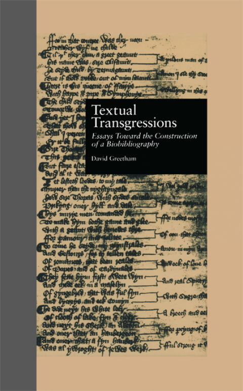Cover image for book Textual Transgressions