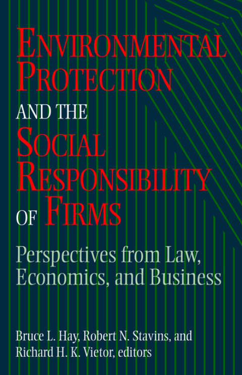 Cover image for book Environmental Protection and the Social Responsibility of Firms