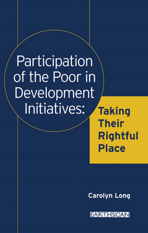 Cover image for book Participation of the Poor in Development Initiatives