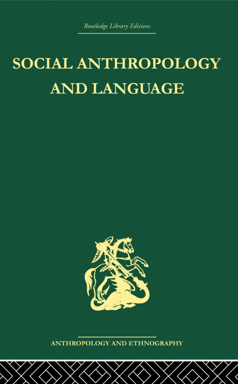 Cover image for book Social Anthropology and Language