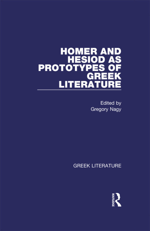 Cover image for book Homer and Hesiod as Prototypes of Greek Literature
