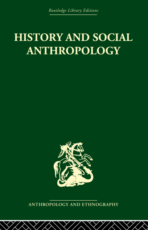 Cover image for book History and Social Anthropology