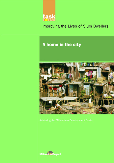Cover image for book UN Millennium Development Library: A Home in The City