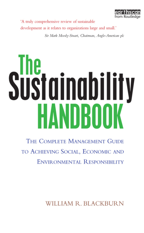 Cover image for book The Sustainability Handbook