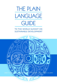 Cover image: The Plain Language Guide to the World Summit on Sustainable Development 1st edition 9781853839283