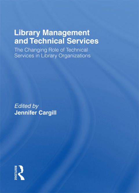 Cover image for book Library Management and Technical Services