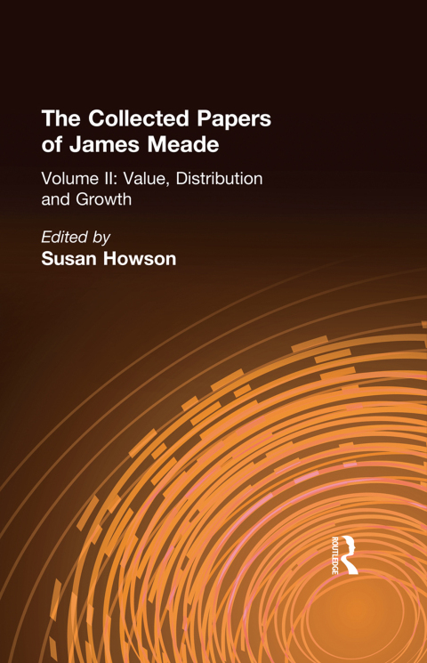 Cover image for book Collected Papers James Meade V2