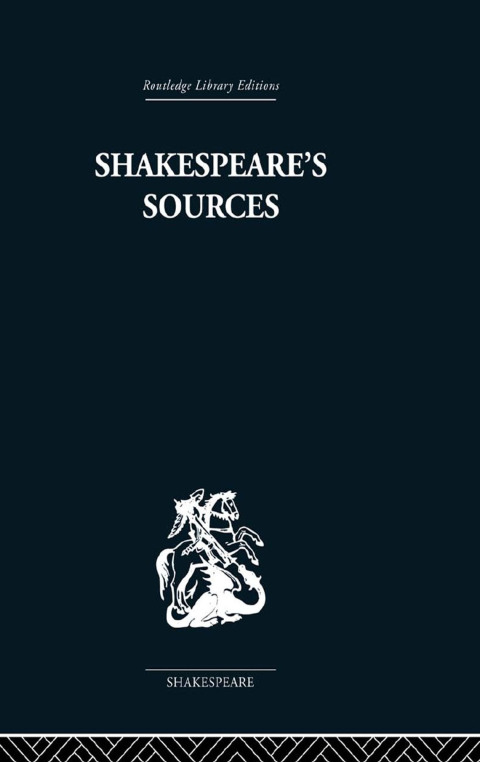 Cover image for book Shakespeare's Sources