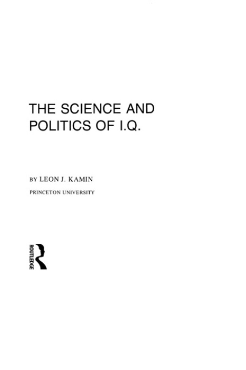 Cover image for book The Science and Politics of I.q.