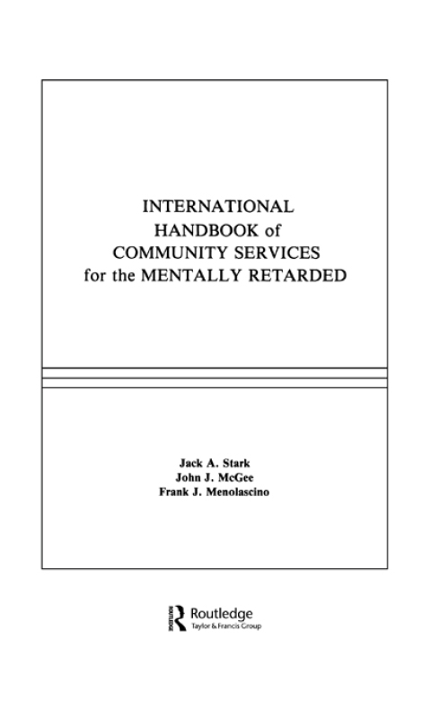 Cover image for book International Handbook of Community Services for the Mentally Retarded