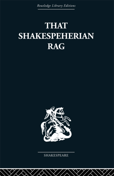 Cover image for book That Shakespeherian Rag