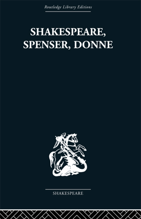 Cover image for book Shakespeare, Spenser, Donne
