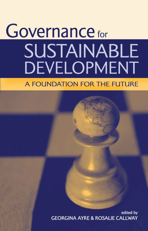 Cover image for book Governance for Sustainable Development