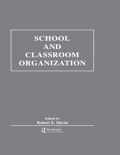 Cover image for book School and Classroom Organization