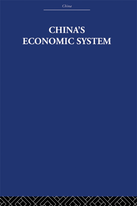 Cover image for book China's Economic System