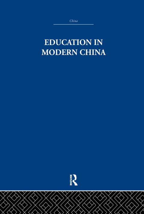 Cover image for book Education in Modern China