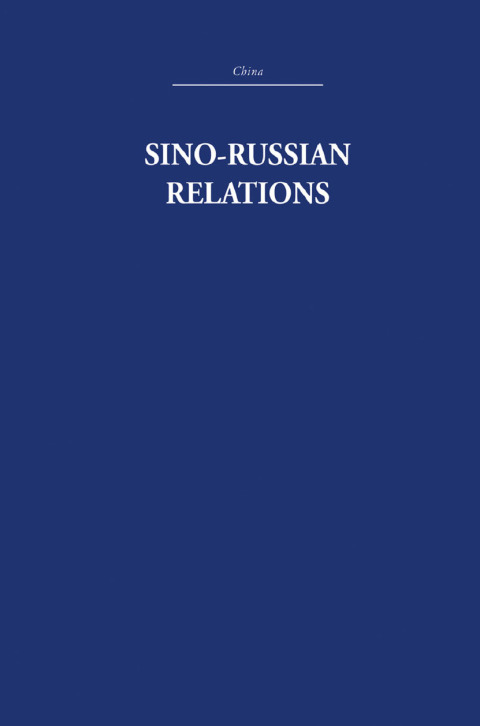 Cover image for book Sino-Russian Relations