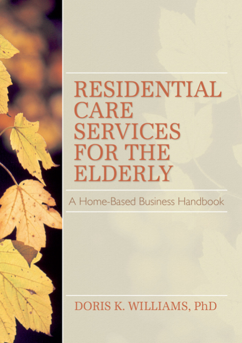 Cover image for book Residential Care Services for the Elderly