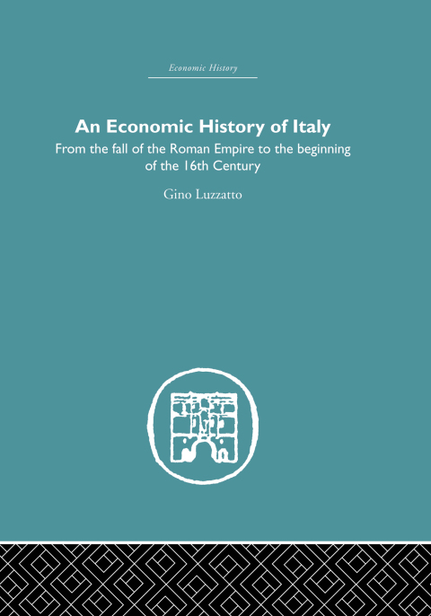 Cover image for book An Economic History of Italy