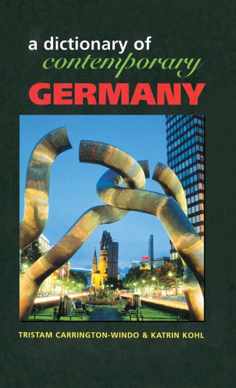 Cover image for book Dictionary of Contemporary Germany