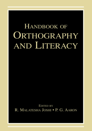 Handbook of Orthography and Literacy