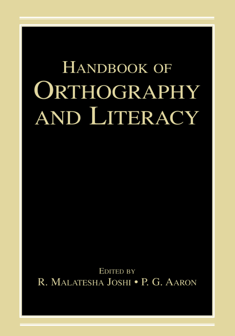 Cover image for book Handbook of Orthography and Literacy