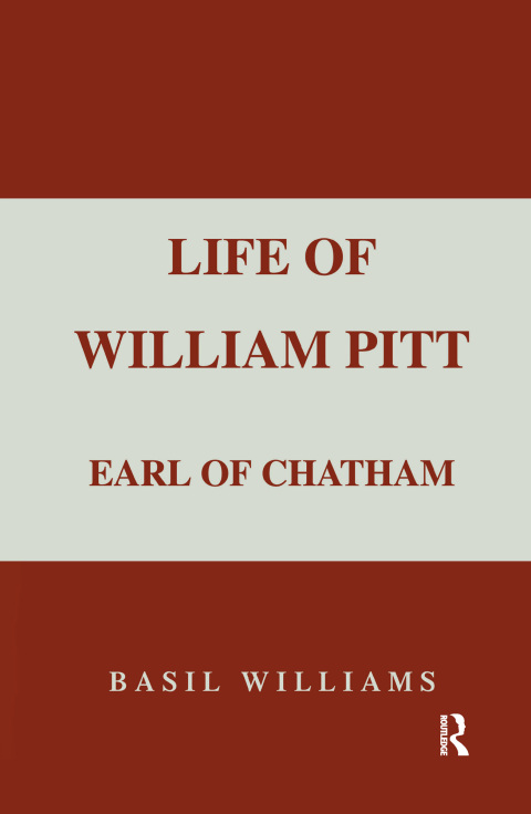 Cover image for book The Life of William Pitt, Volume 1