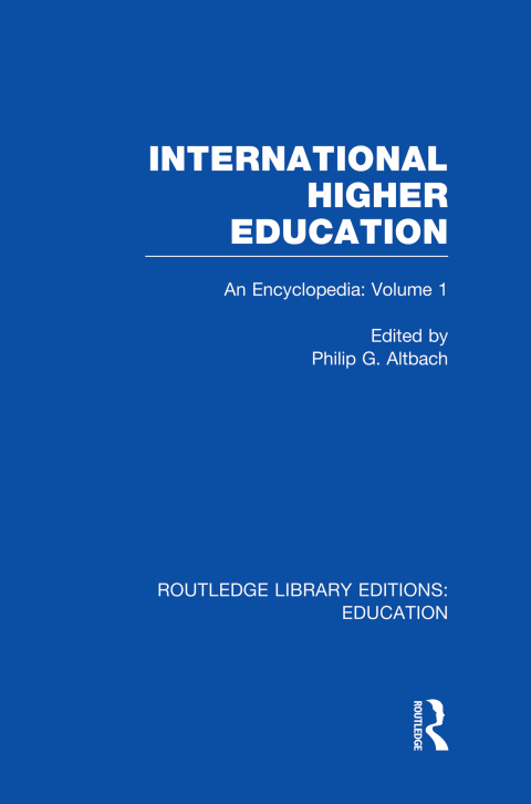 Cover image for book International Higher Education Volume 1