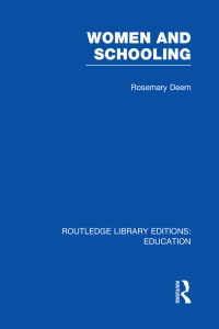 Cover image: Women & Schooling 1st edition 9780415750653